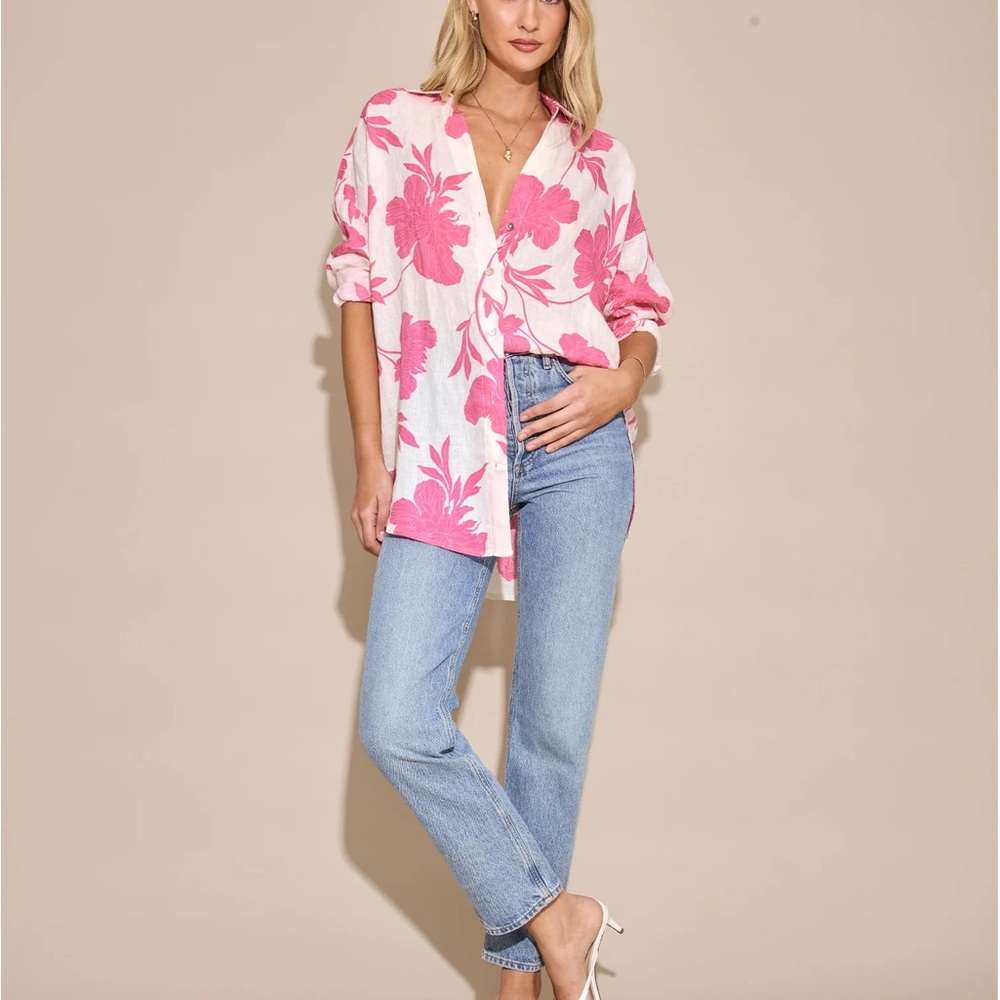 L*Space Pink Floral Tunic
